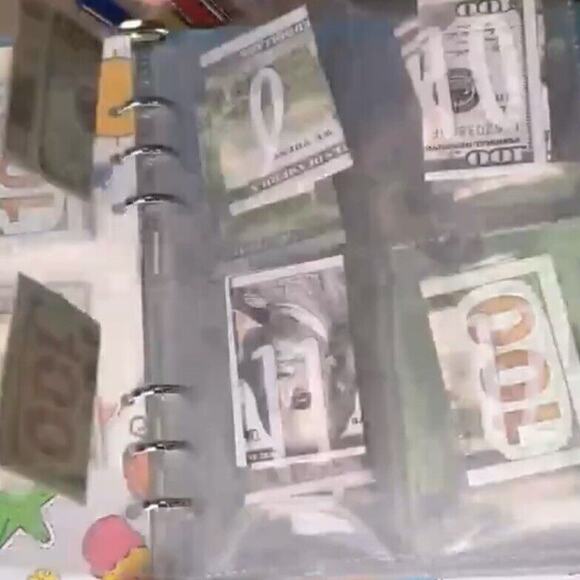 100 Envelope Challenge Binder Save $5050-Couples Goals 100 Day Savings Challenge - Picture 4 of 8